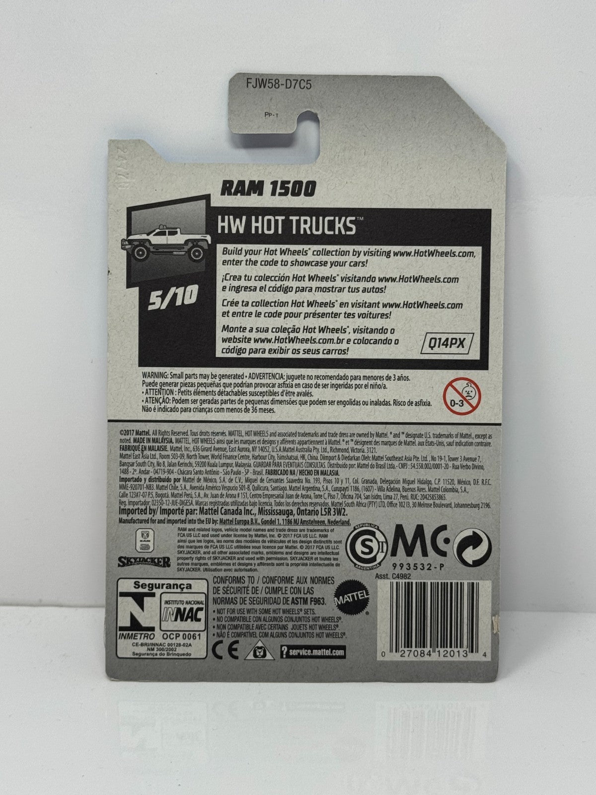 Hot Wheels Hot Trucks Ram 1500 1:64 Diecast