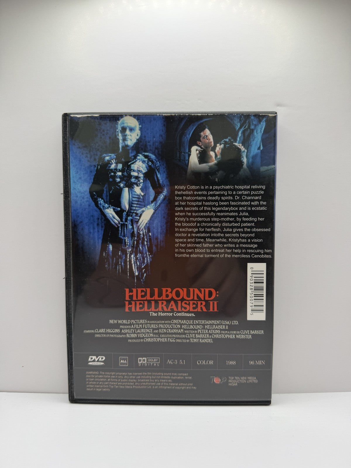 Hellbound- Hellraiser II (DVD) Hellraiser Horror