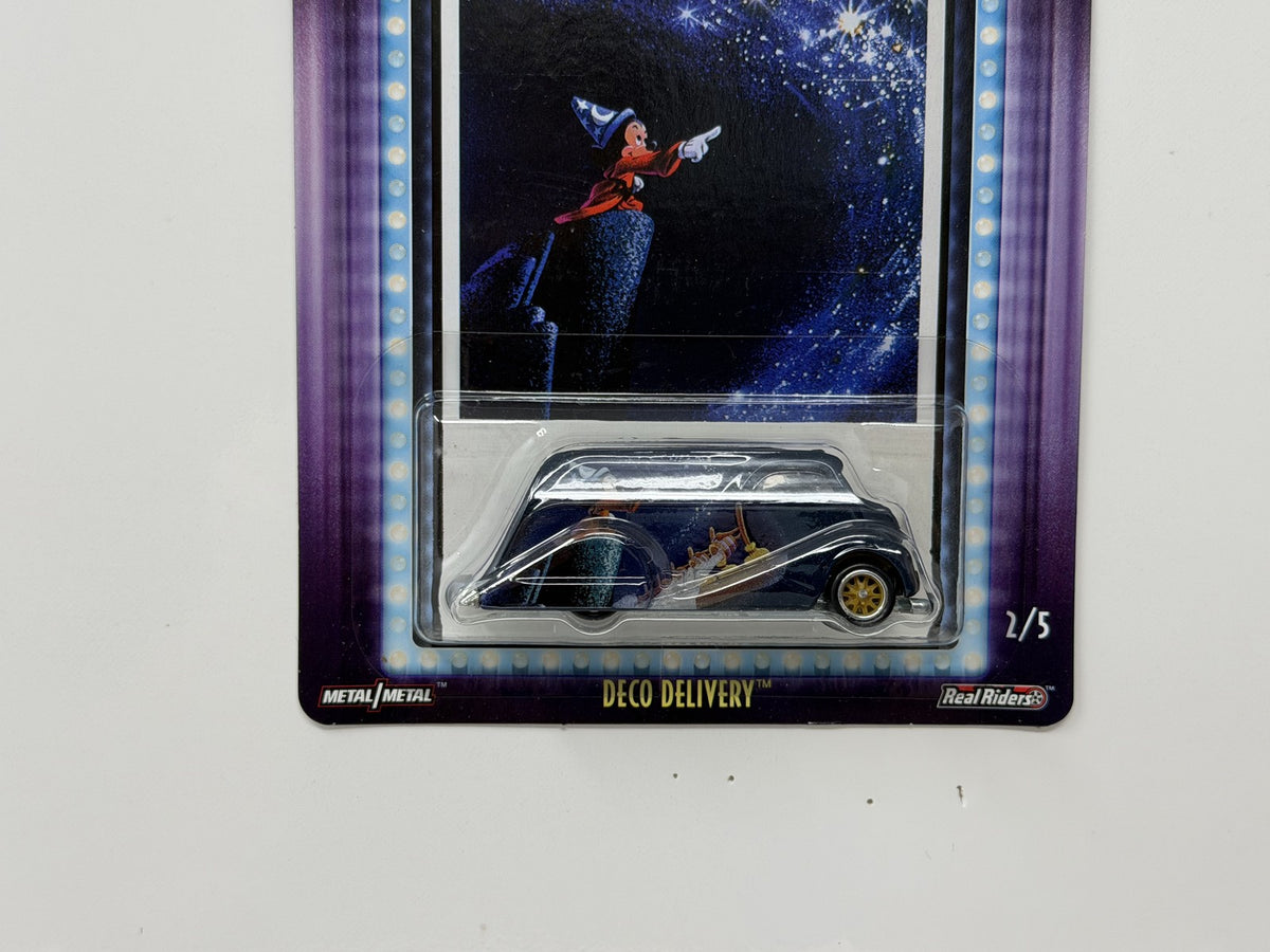 Hot Wheels Disney Fantasia Deco Delivery 1:64 Diecast Real Riders