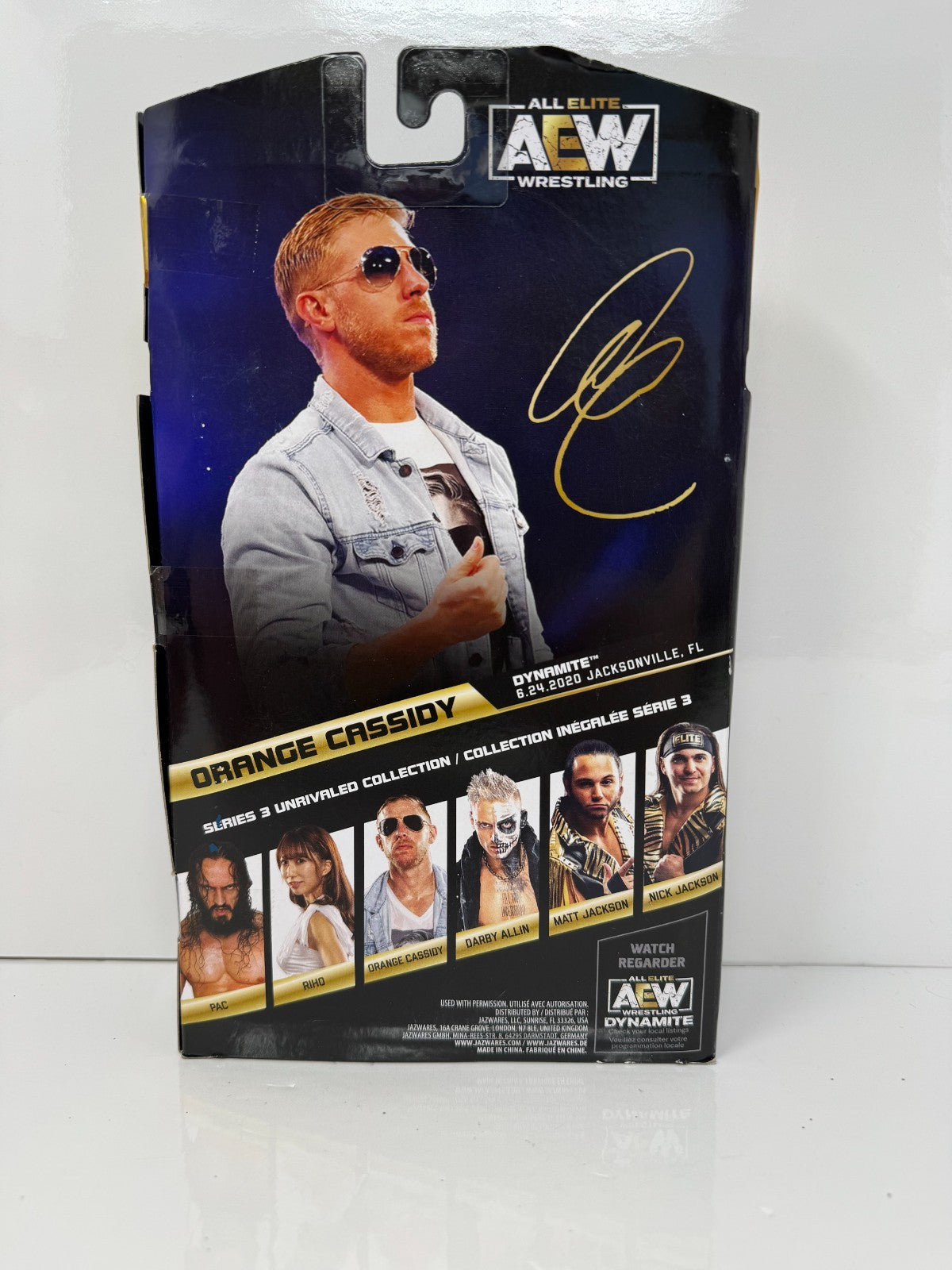 Jazwares AEW Unrivaled Series 3 Orange Cassidy Action Figure