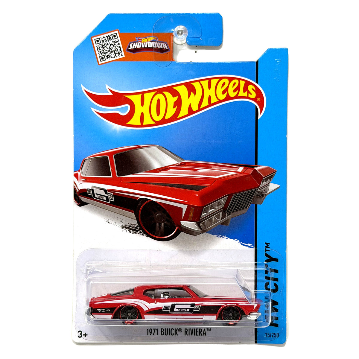 Hot Wheels HW City 1971 Buick Riviera 1:64 Diecast Red