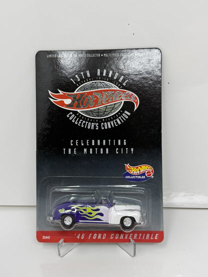 Hot Wheels 1999 13th Collectors Convention 1946 Ford Convertible 1:64 Diecast