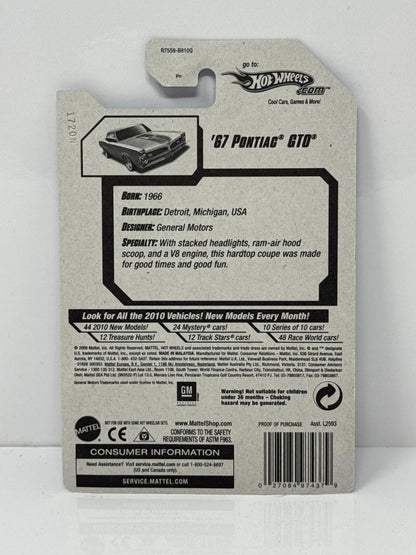 Hot Wheels Faster Than Ever 1967 Pontiac GTO 1:64 Diecast Factory Sealed