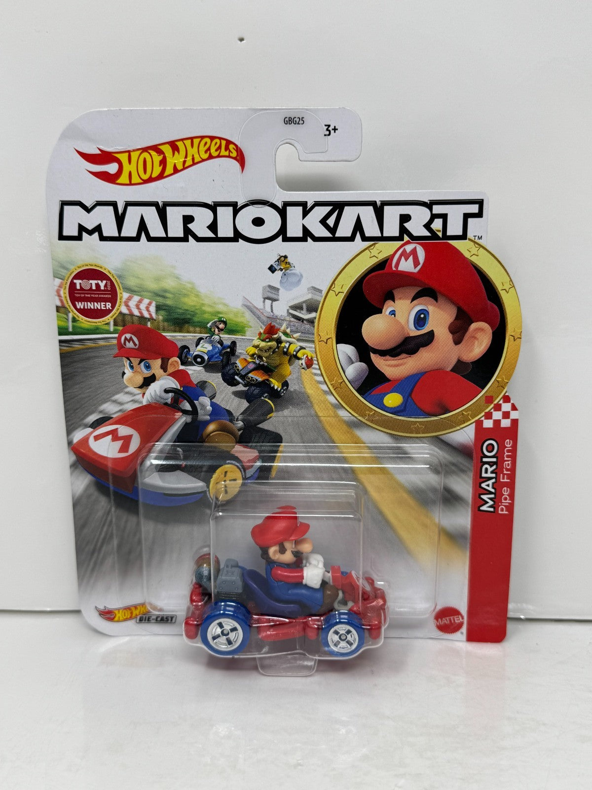 Hot Wheels Mario Kart Mario Pipe Frame 1:64 Diecast