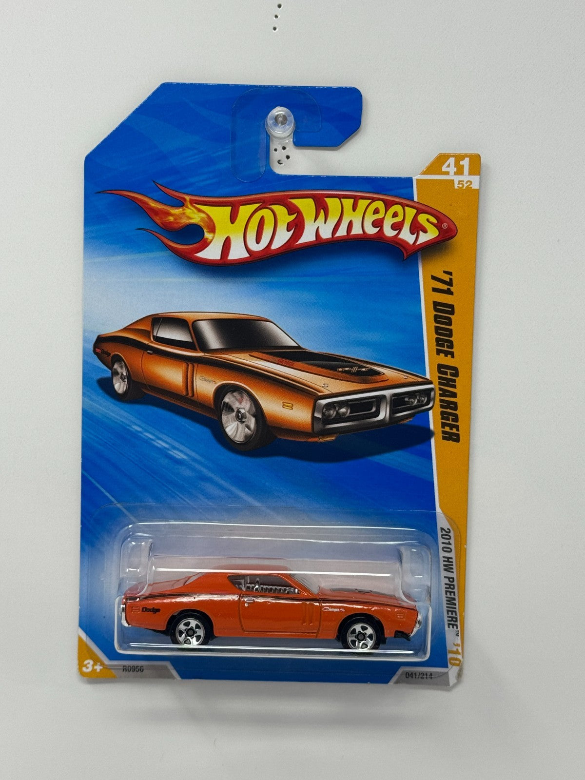 Hot Wheels Premiere 1971 Dodge Charger 1:64 Diecast Orange