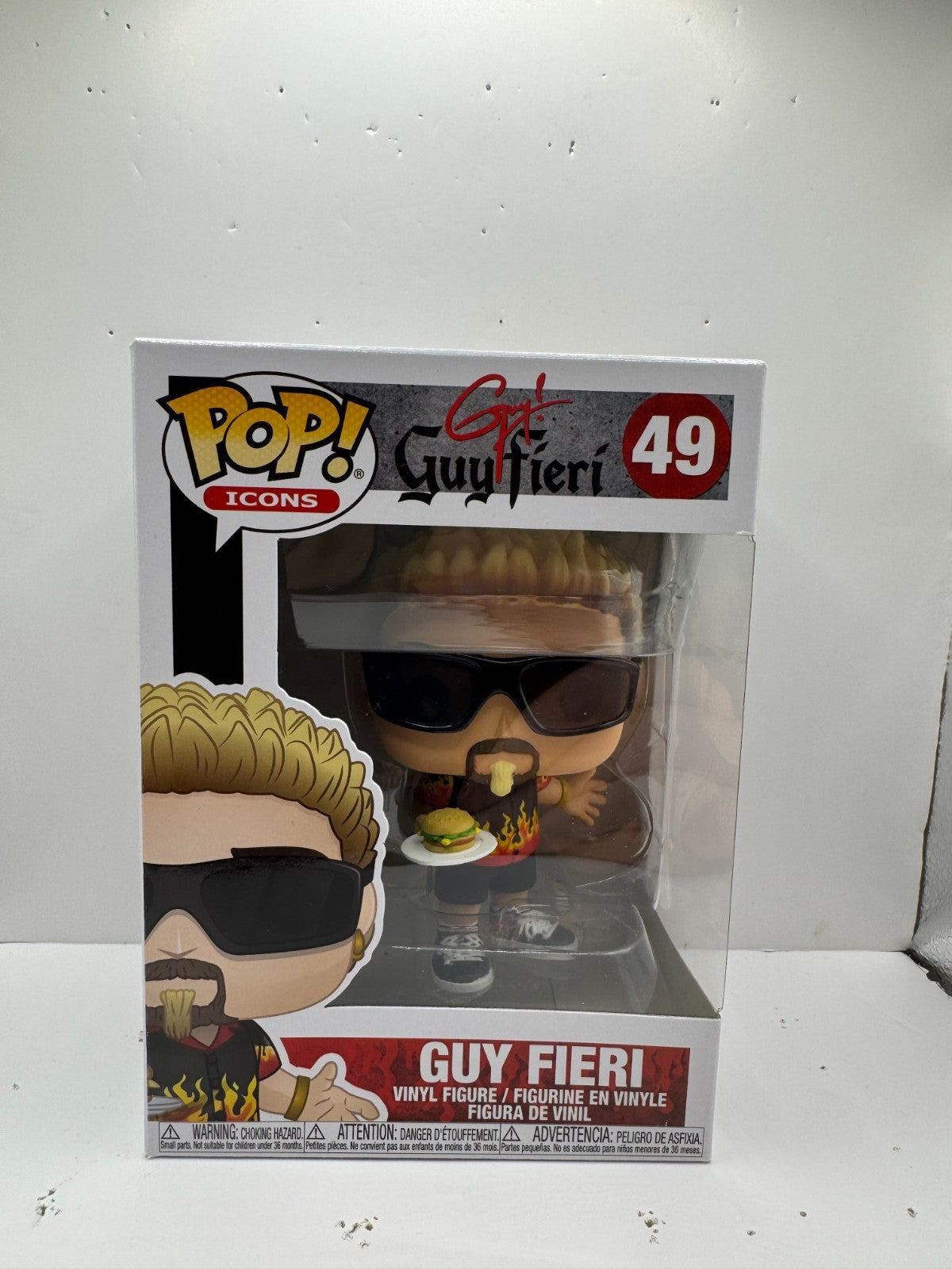 Funko Pop! Icons Guy Fieri #49 Guy Fieri Vinyl Figure