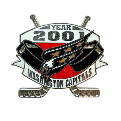 Washington Capitals Year 2001 NHL Hockey Lapel Pin