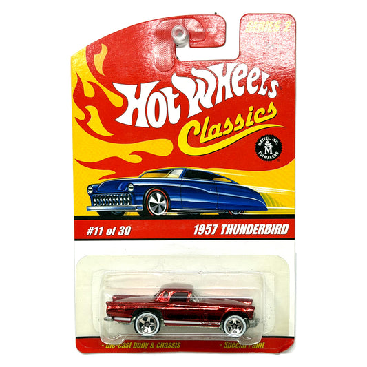 Hot Wheels Classics Series 2 1957 Thunderbird Spectraflame 1:64 Diecast Red