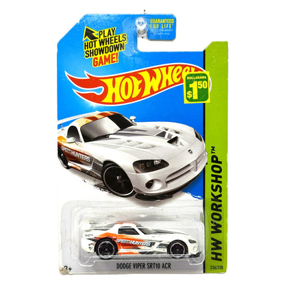 Hot Wheels HW Workshop Dodge Viper SRT10 ACR 1:64 Diecast White