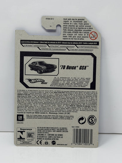 Hot Wheels Muscle Mania 1970 Buick GSX 1:64 Diecast Blue V2