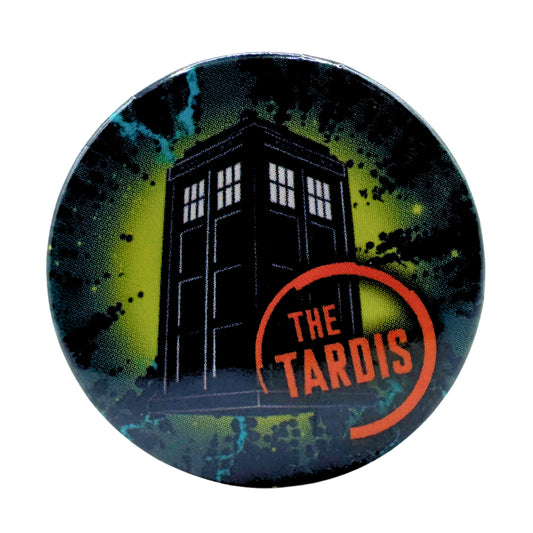 Doctor Who The Tardis Pin-back Button UDT1