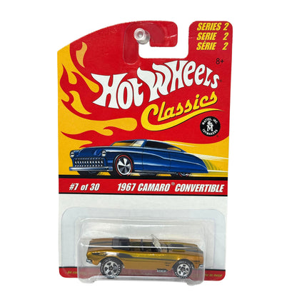 Hot Wheels Classics 1967 Camaro Convertible 1:64 Diecast ERROR