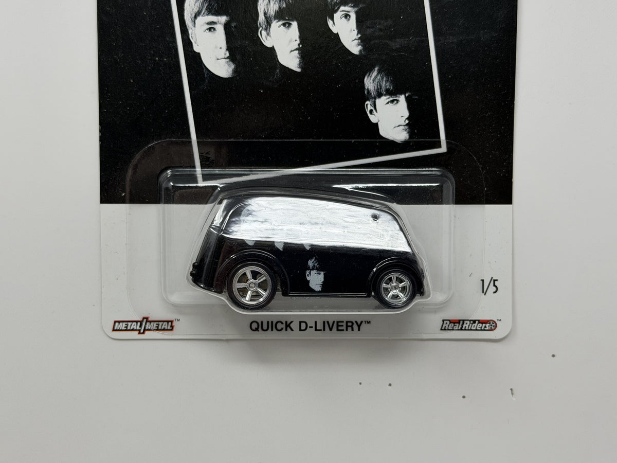 Hot Wheels Premium Beatles With The Beatles Quick D-Livery 1:64 Diecast