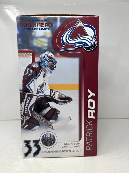 McFarlane NHL Patrick Roy Colorado Avalanche 12" inch Figure Maroon Third Jersey