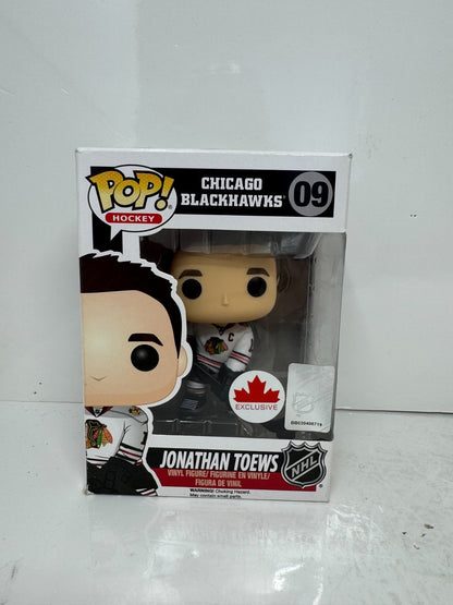 Funko Pop! Hockey Jonathan Toews #09 Chicago Blackhawks Exclusive Vinyl Figure