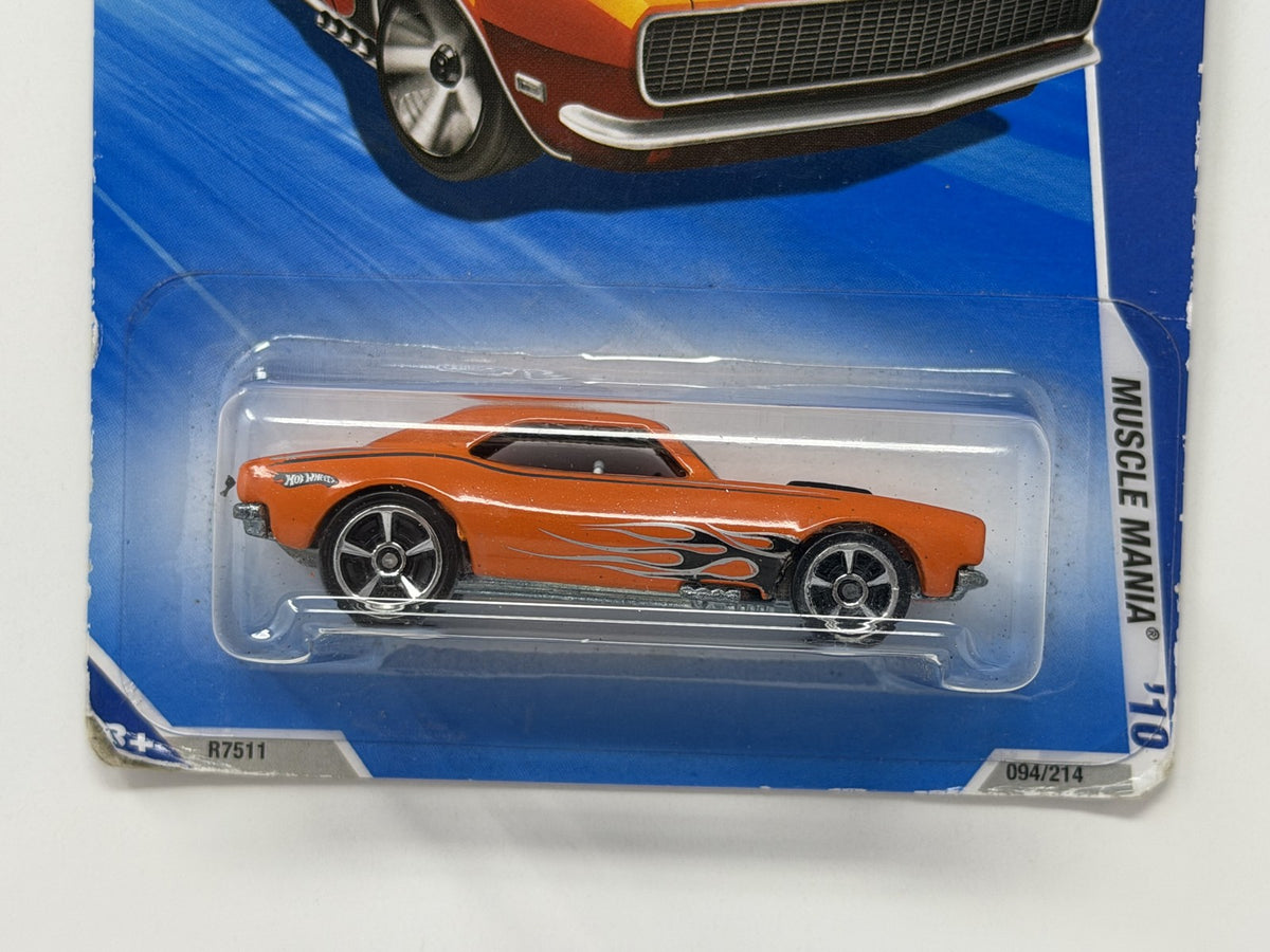 Hot Wheels Muscle Mania 1967 Chevrolet Camaro 1:64 Diecast Orange V2