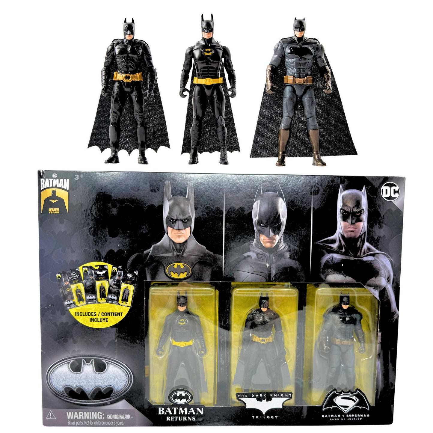 DC Batman 85 Years Batman Returns Dark Knight Trilogy Batman v Superman Figures