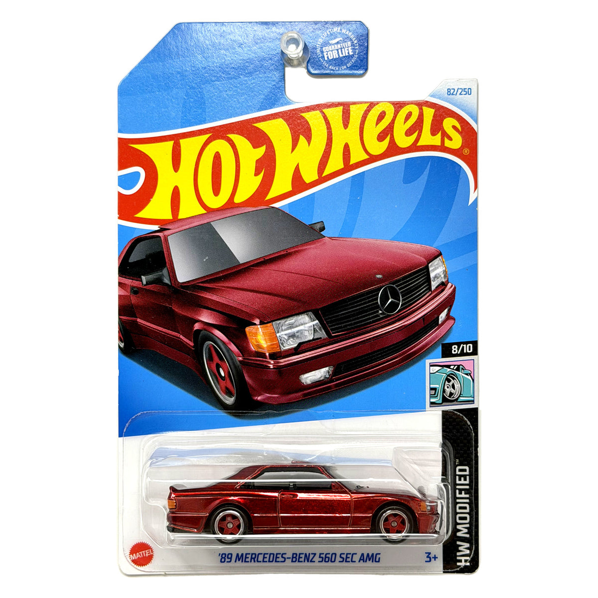 Hot Wheels Super Treasure Hunt 1989 Mercedes-Benz 560 SEC AMG 1:64 Diecast STH
