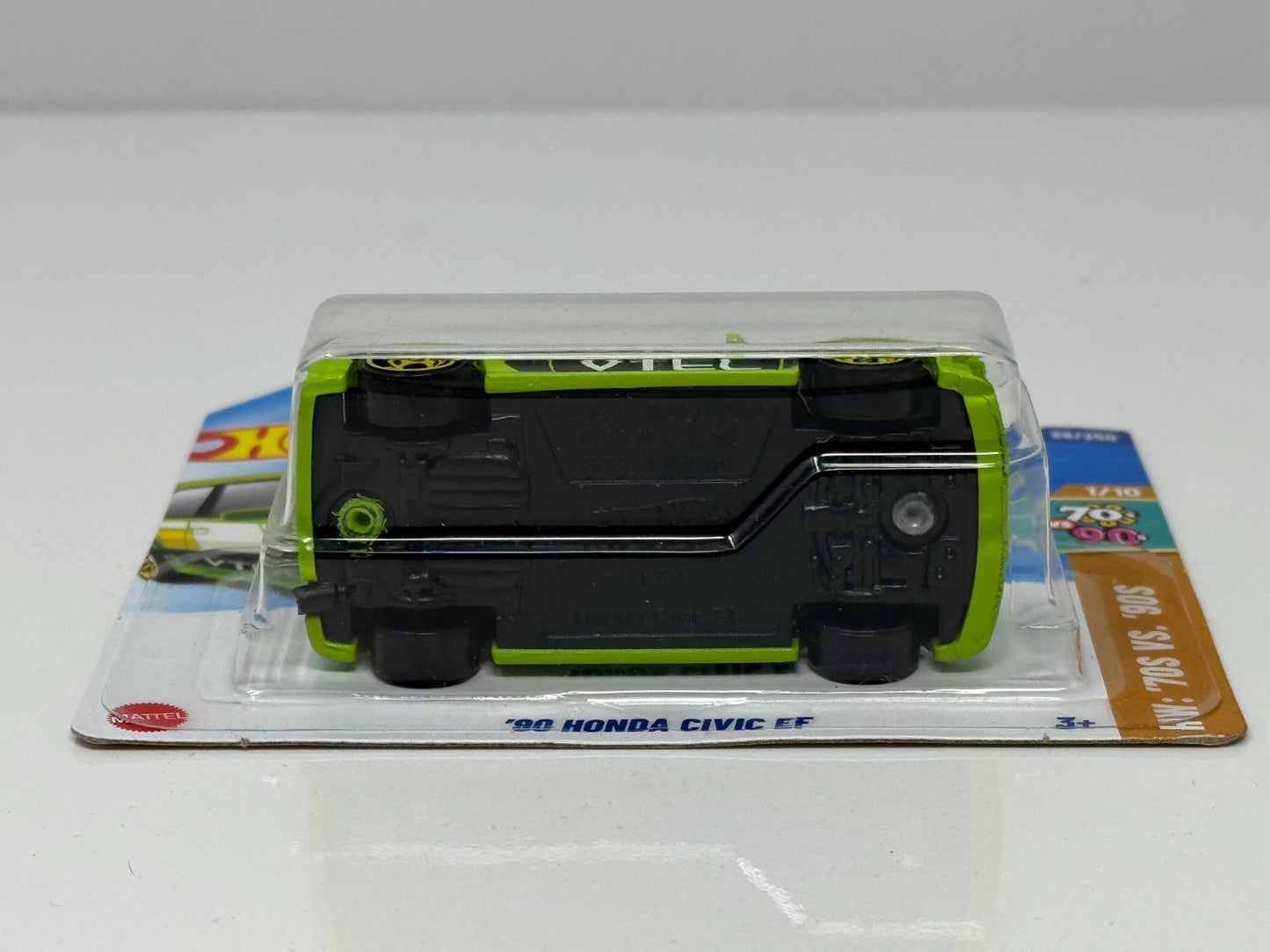 Hot Wheels HW 70s vs 90s 1990 Honda Civic EF 1:64 Diecast Short Card