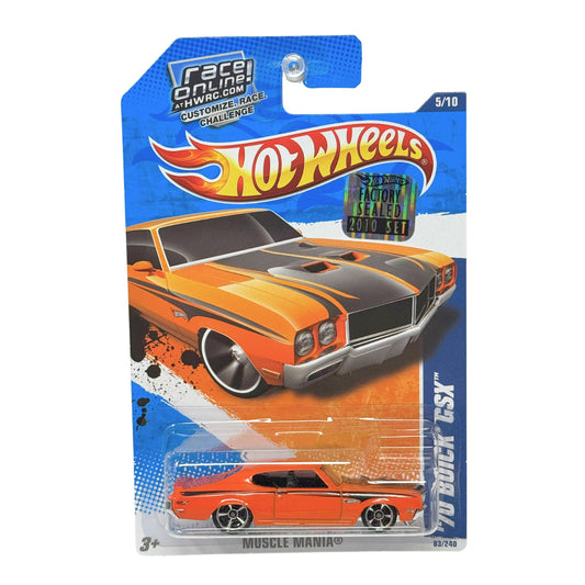 Hot Wheels Muscle Mania 1970 Buick GSX 1:64 Diecast Factory Sealed
