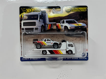 Hot Wheels Premium Team Transport Toyota Off-Road Truck & Hauler 1:64 Diecast