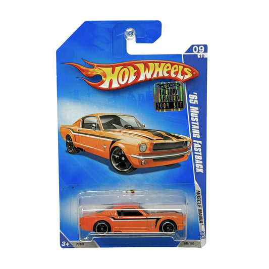Hot Wheels Muscle Mania 1965 Ford Mustang Fastback 1:64 Diecast Factory Sealed