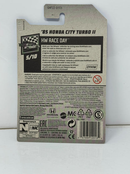 Hot Wheels HW Race Day 1985 Honda City Turbo II JDM 1:64 Diecast