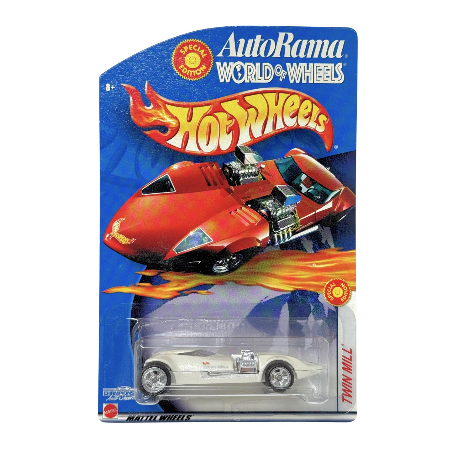 Hot Wheels AutoRama World of Wheels Twin Mill II White 1:64 Diecast