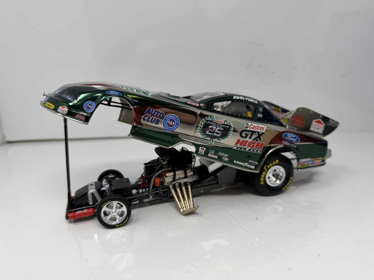 Action NHRA John Force Castrol 25th Anniversary 2010 Mustang 1:24 Diecast
