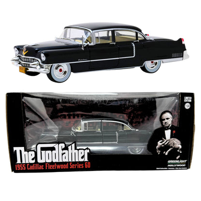 Greenlight Hollywood The Godfather 1955 Cadillac Fleetwood 1:24 Diecast