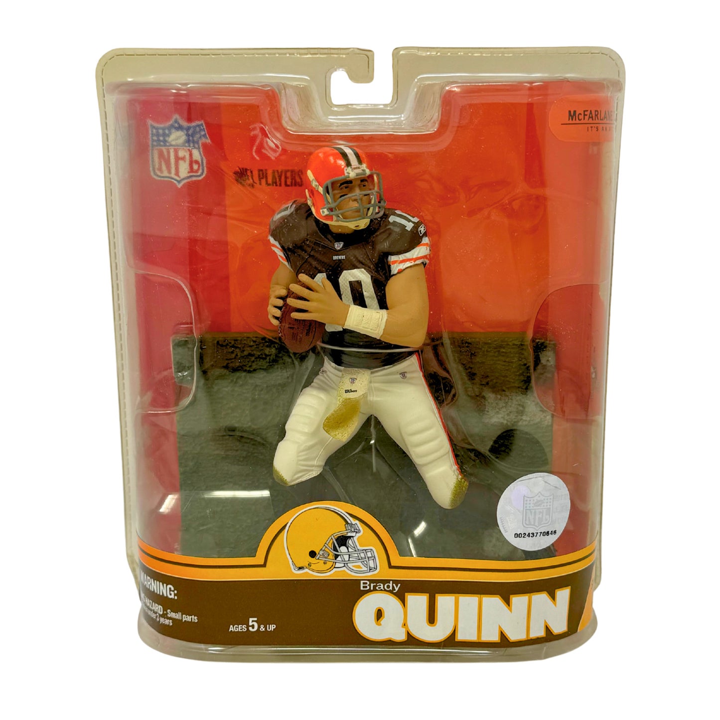 McFarlane NFL Brady Quinn Cleveland Browns Series 16 Figure