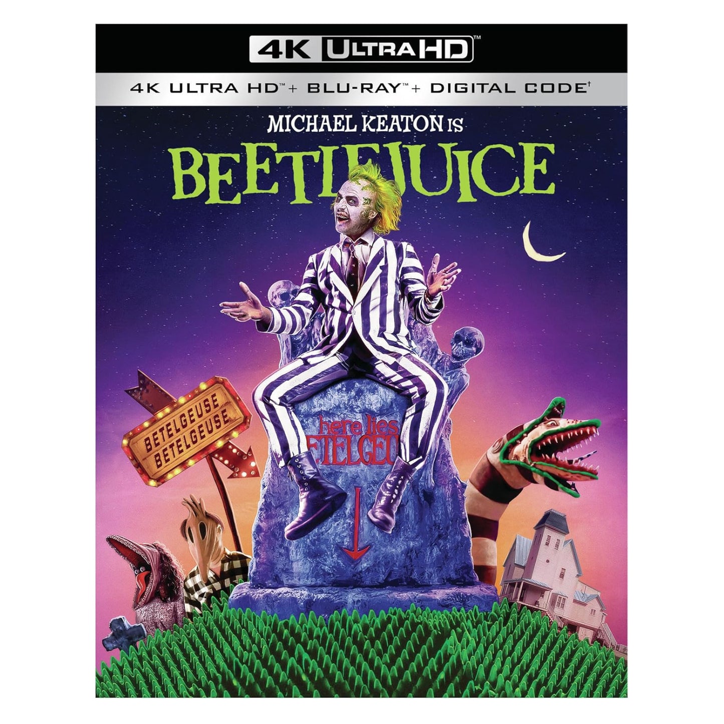 Beetlejuice (4K UHD Blu-ray) Fantasy Brand New and Sealed!!!