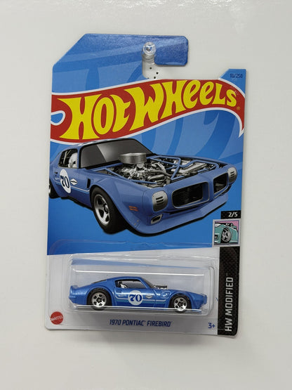 Hot Wheels Modified 1970 Pontiac Firebird 1:64 Diecast Blue