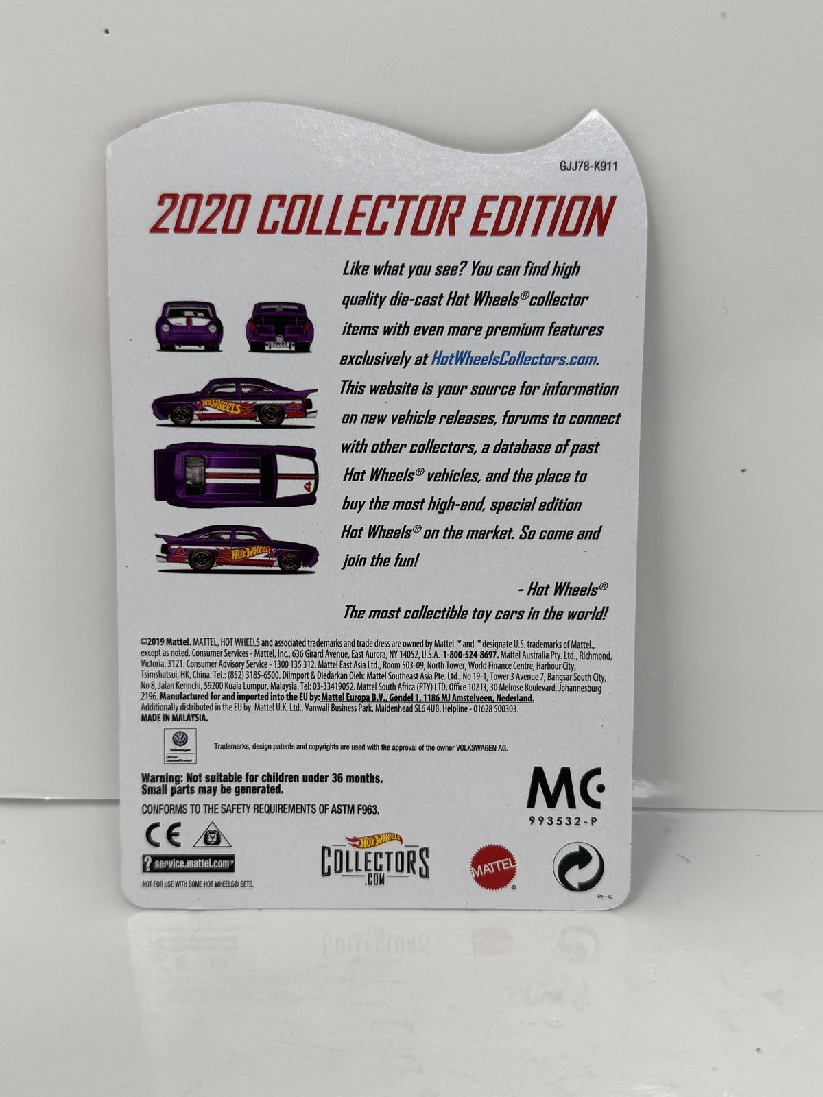 Hot Wheels 2020 Collector Edition 1965 Volkswagen Fastback Target 1:64 Diecast
