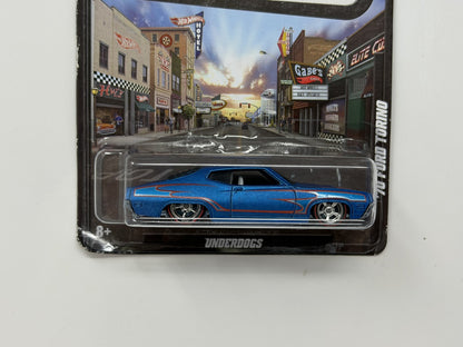 Hot Wheels Boulevard 1970 Ford Torino 1:64 Diecast Real Riders