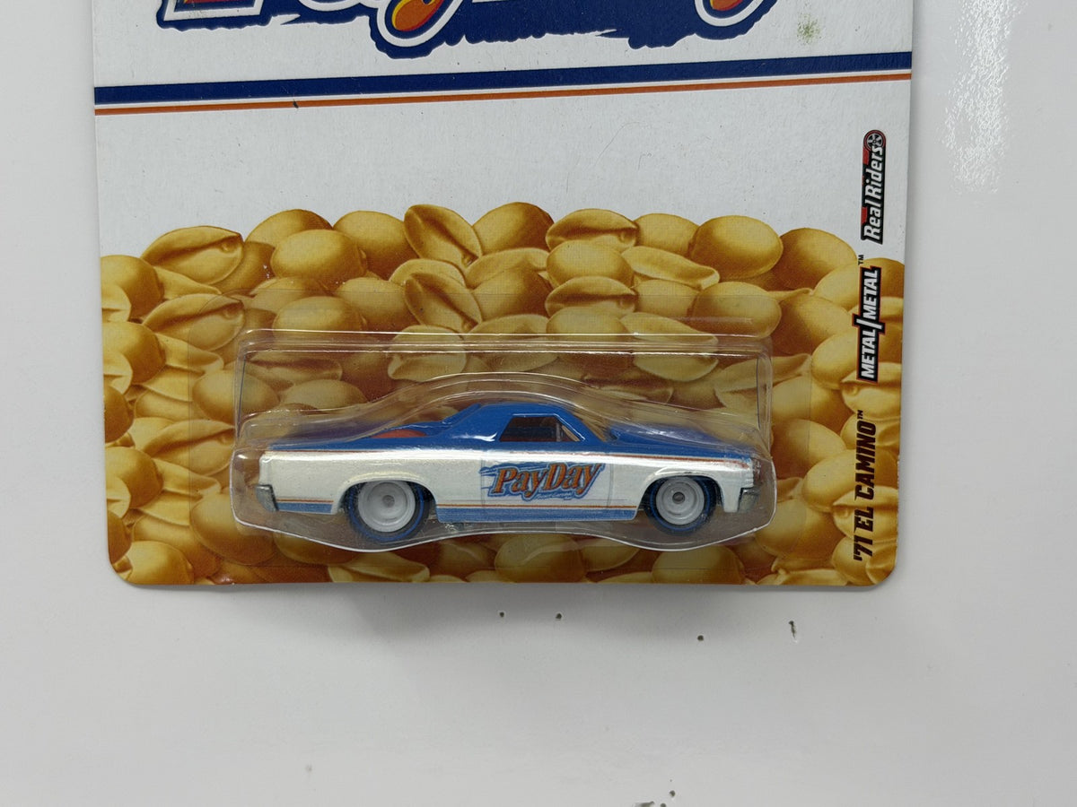 Hot Wheels Hershey's PayDay 1971 El Camino 1:64 Diecast Real Riders