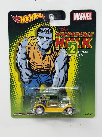 Hot Wheels Marvel Incredible Hulk A-OK 1:64 Real Riders