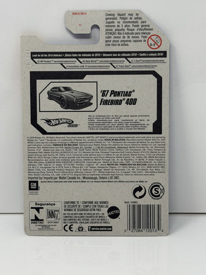 Hot Wheels 2010 HW Premiere 1967 Pontiac Firebird 400 1:64 Diecast Blue