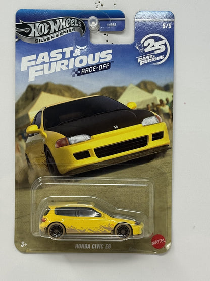 Hot Wheels Fast & Furious Race-Off Honda Civic EG 1:64 Diecast