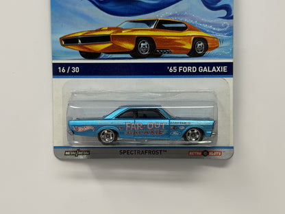 Hot Wheels Cool Classics 1965 Ford Galaxie Spectrafrost 1:64 Diecast Blue
