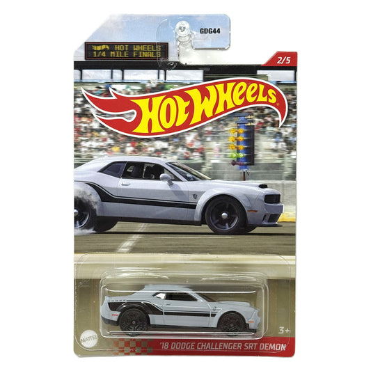 Hot Wheels 1/4 Mile Finals 2018 Dodge Challenger SRT Demon 1:64 Diecast