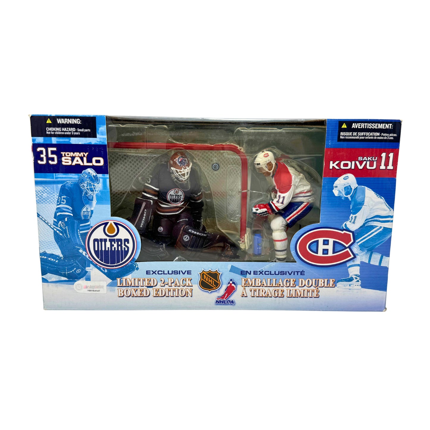 McFarlane NHL Saku Koivu Canadiens vs. Tommy Salo Oilers 2-Pack Figure Set