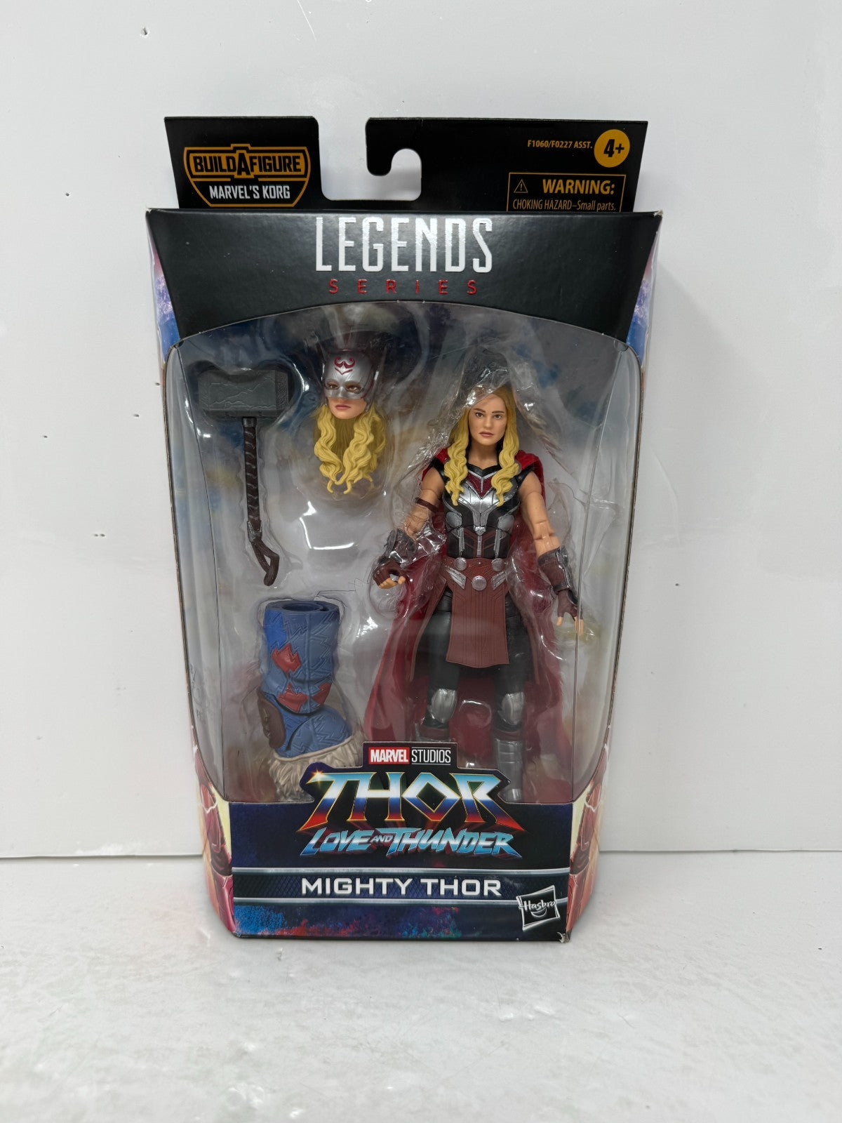 Marvel Legends Thor Love and Thunder Mighty Thor Action Figure w/ Korg BAF Piece