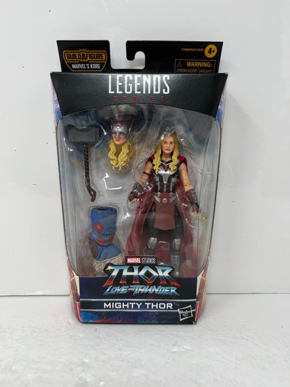 Marvel Legends Thor Love and Thunder Mighty Thor Action Figure w/ Korg BAF Piece