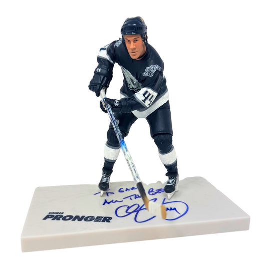 McFarlane NHL Chris Pronger Edmonton Oilers Figure Auto Signed