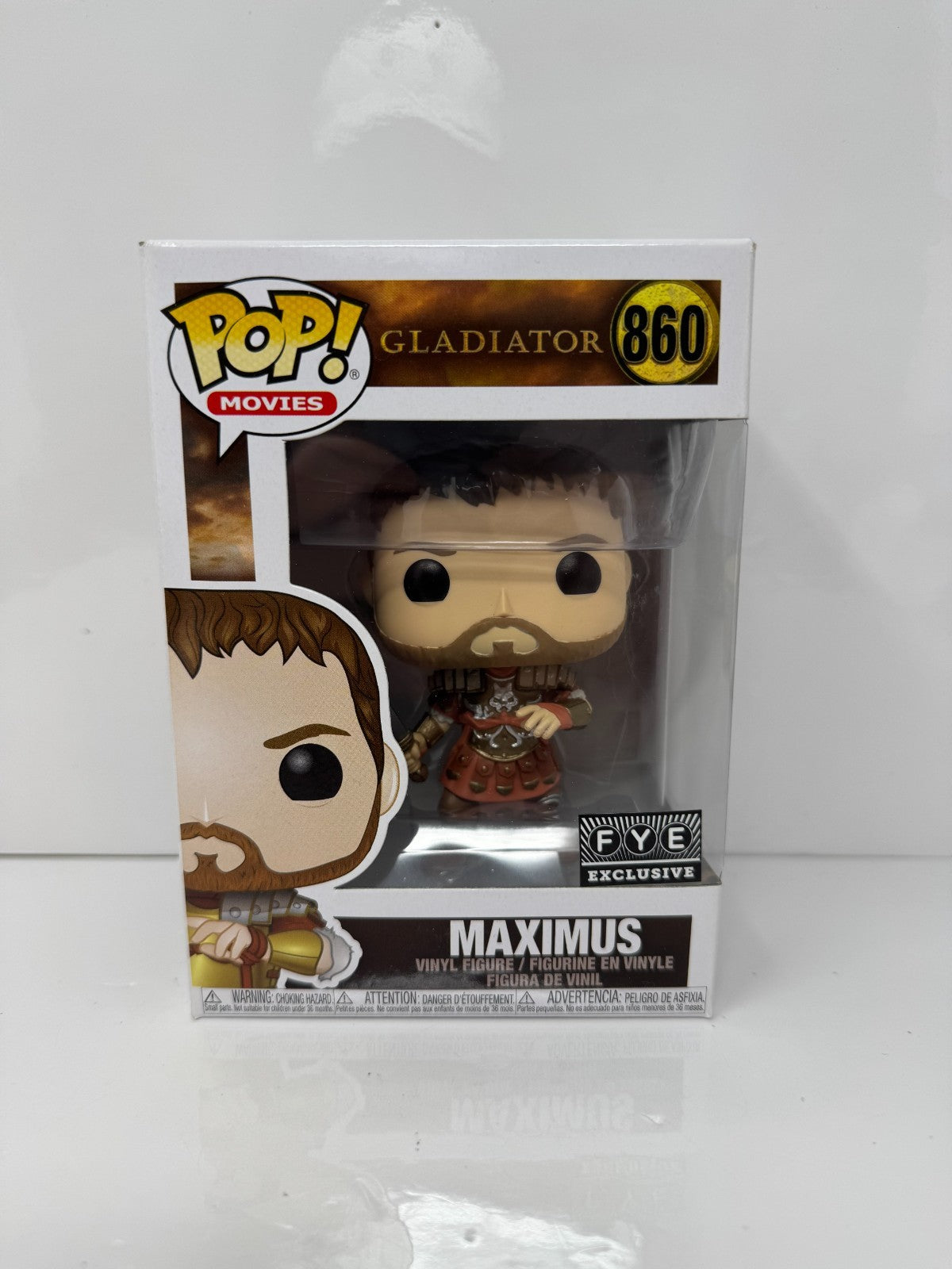 Funko Pop! Movies Gladiator #860 Maximus FYE Exclusive Vinyl Figure