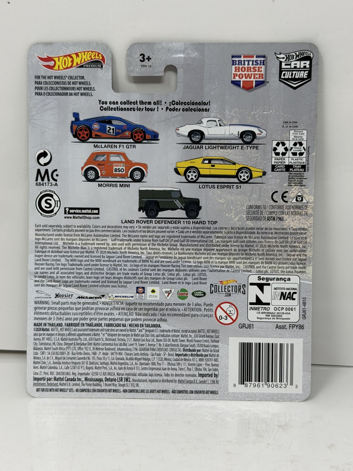 Hot Wheels Premium British Horse Power Lotus Esprit S1 1:64 Diecast