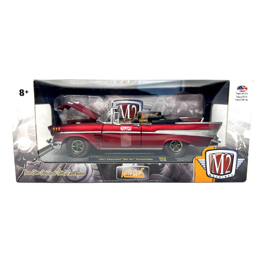 M2 Machines Auto Mods 1957 Chevrolet Bel Air Convertible 1:24 Diecast