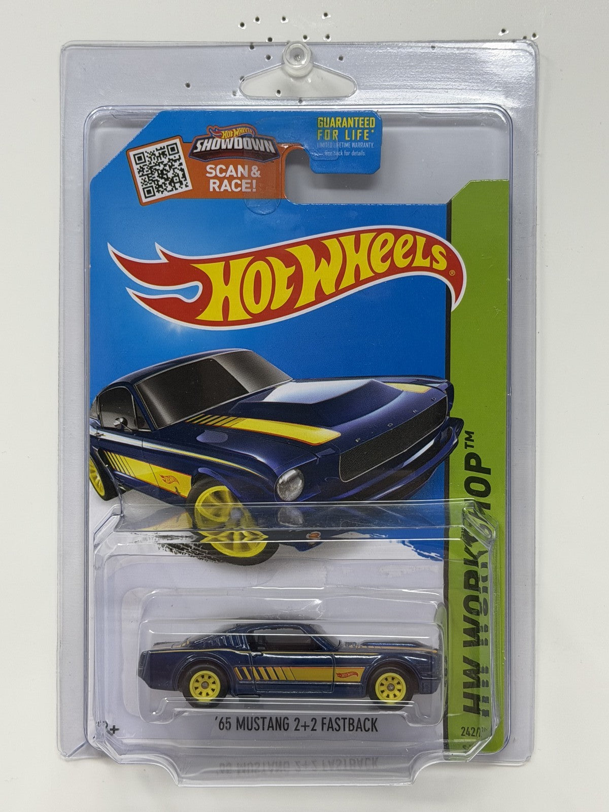 Hot Wheels Super Treasure Hunt '65 Mustang Fastback Workshop 1:64 Diecast STH