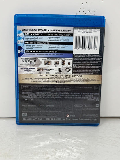 Exodus: Gods and Kings (3D Blu-ray) Christian Bale Epic Action Drama